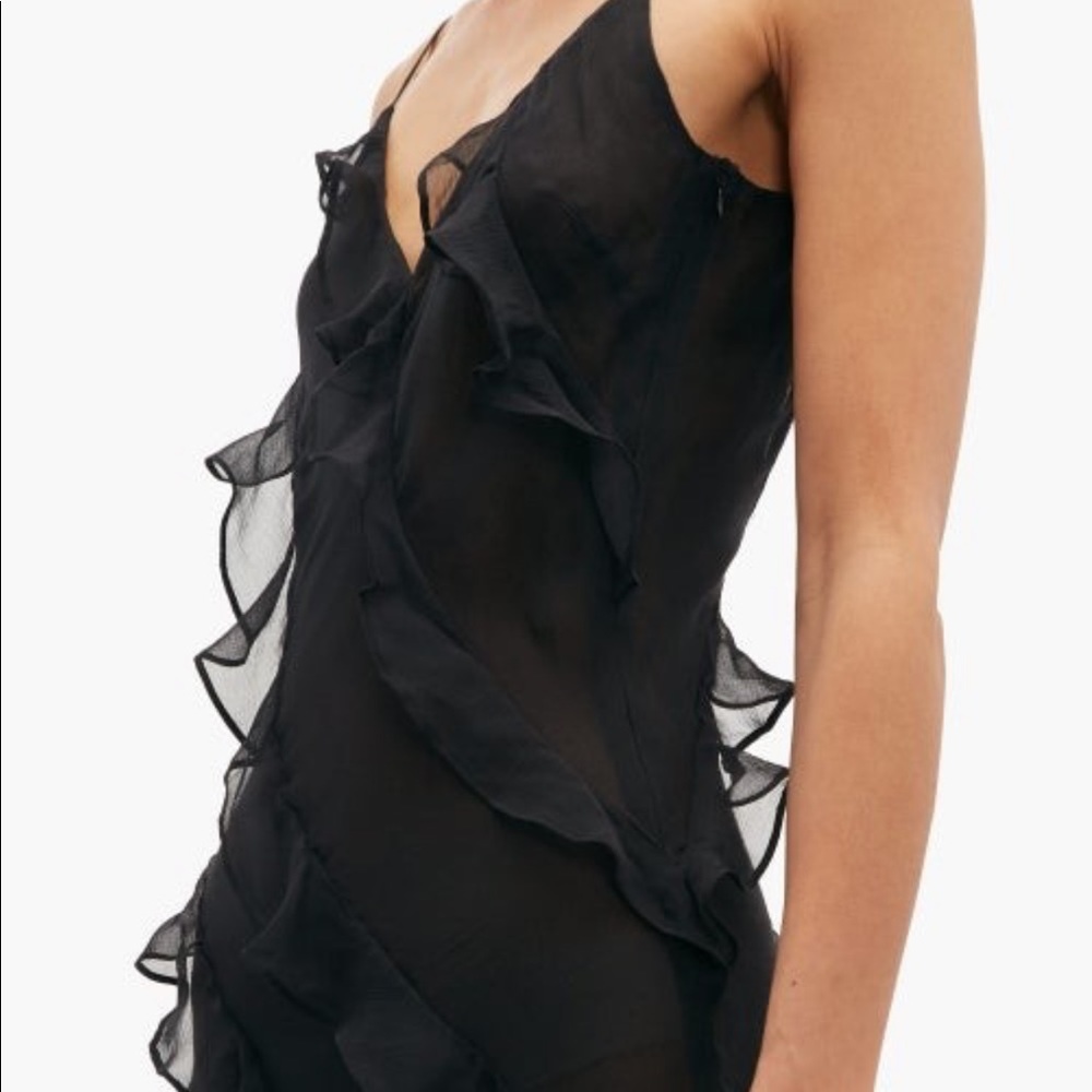 Rat & Boa Selena Ruffled Chiffon Dress